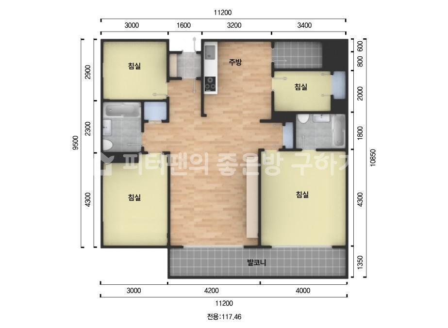 아파트 기본 평면도