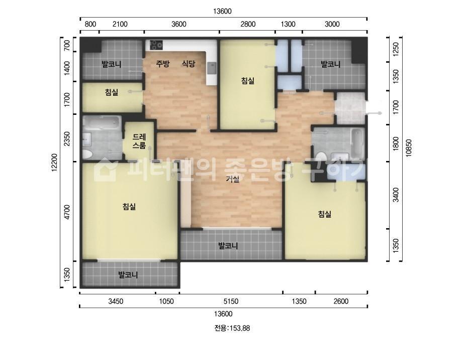 아파트 기본 평면도