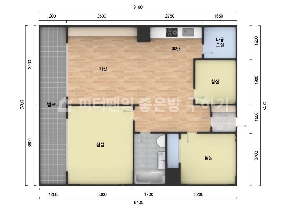 아파트 기본 평면도