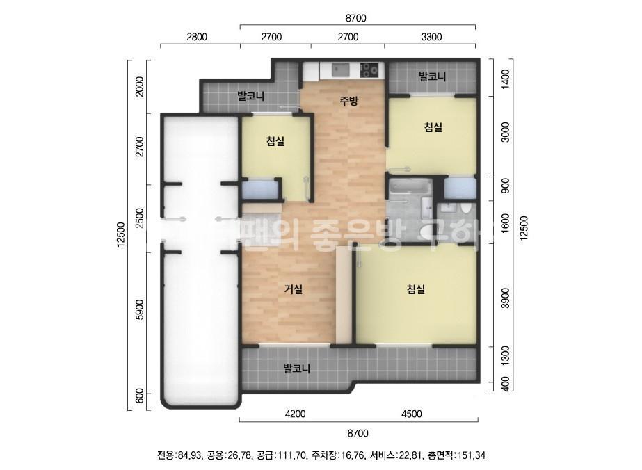 아파트 기본 평면도