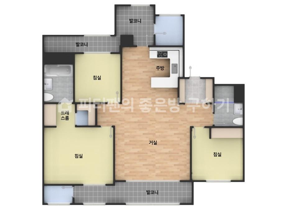 아파트 기본 평면도