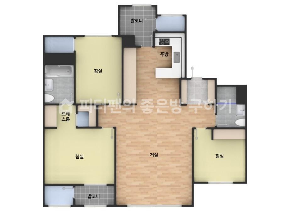 아파트 기본 평면도