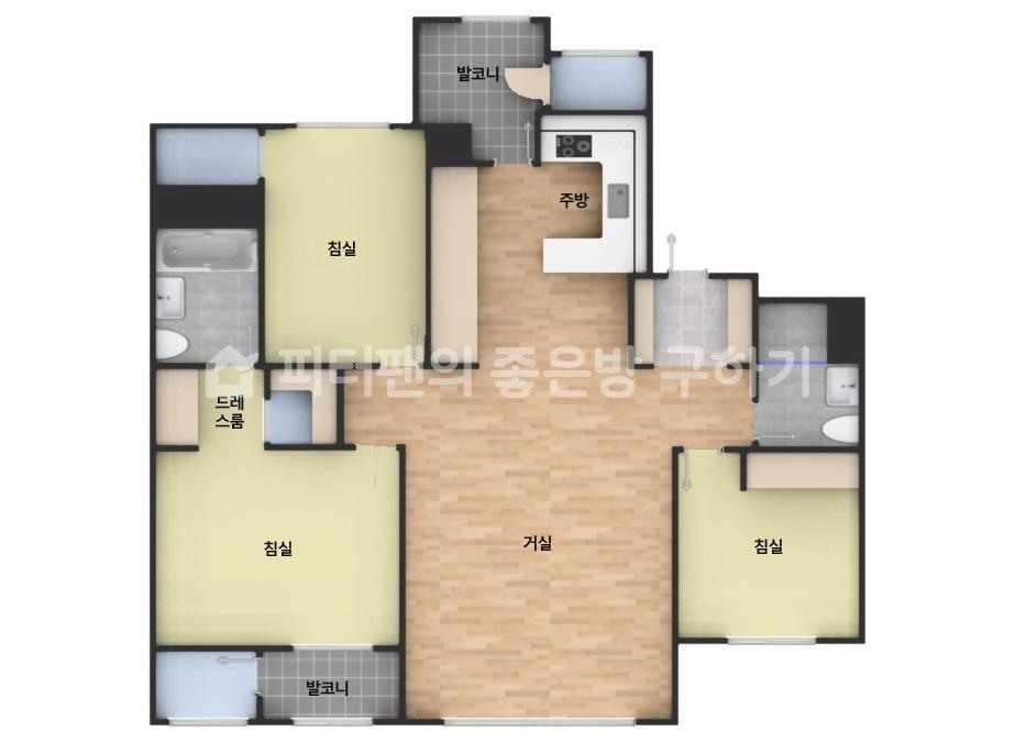 아파트 기본 평면도