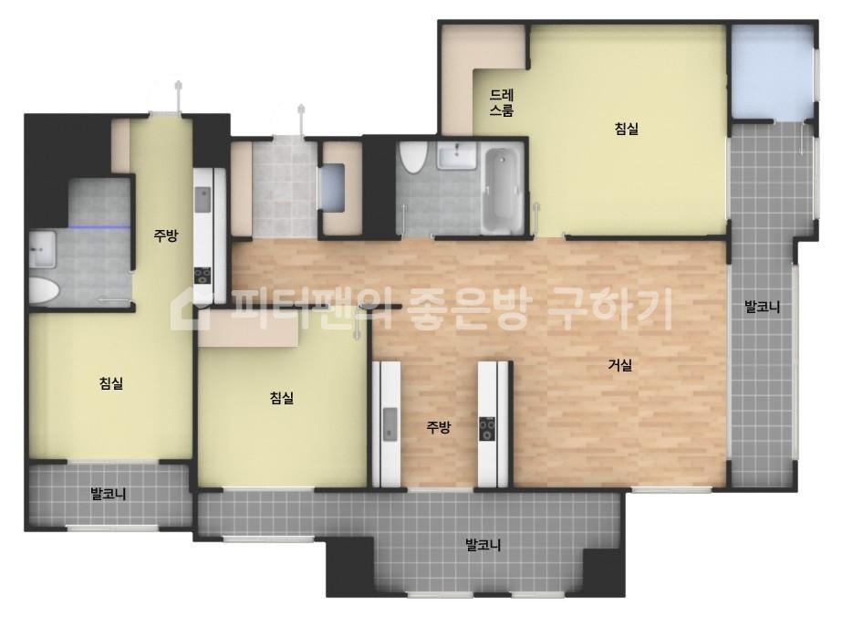 아파트 기본 평면도