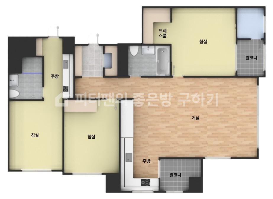 아파트 기본 평면도