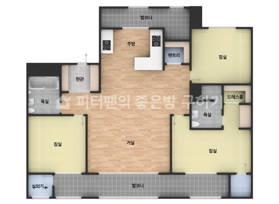 아파트 기본 평면도