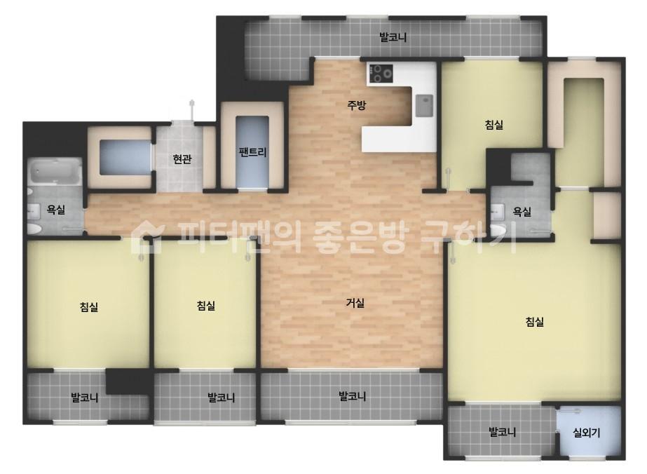 아파트 기본 평면도
