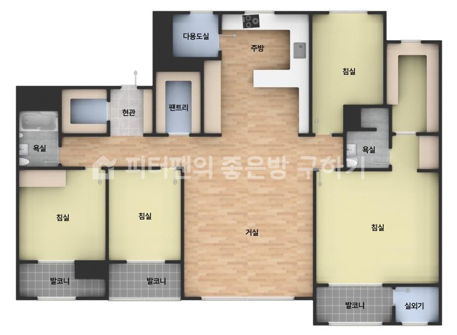 아파트 기본 평면도