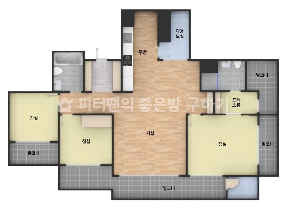 아파트 기본 평면도