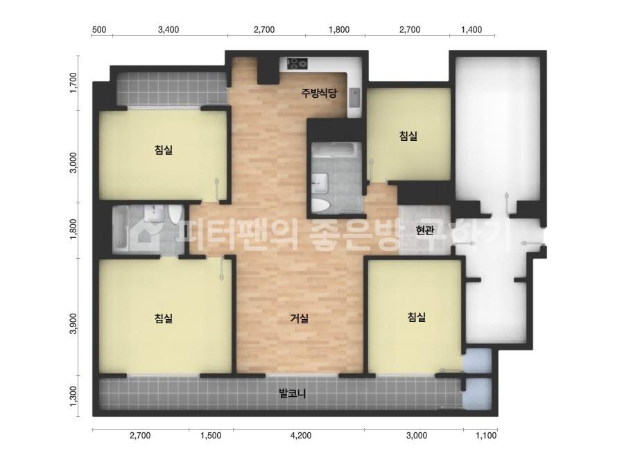 아파트 기본 평면도