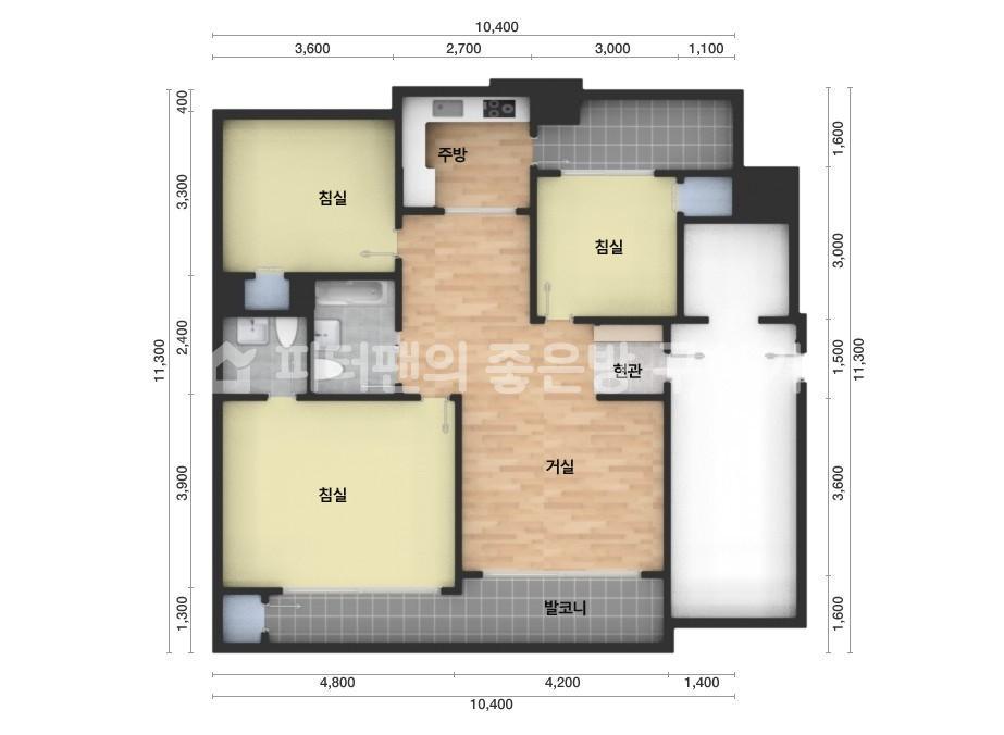 아파트 기본 평면도
