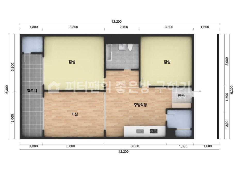 아파트 기본 평면도