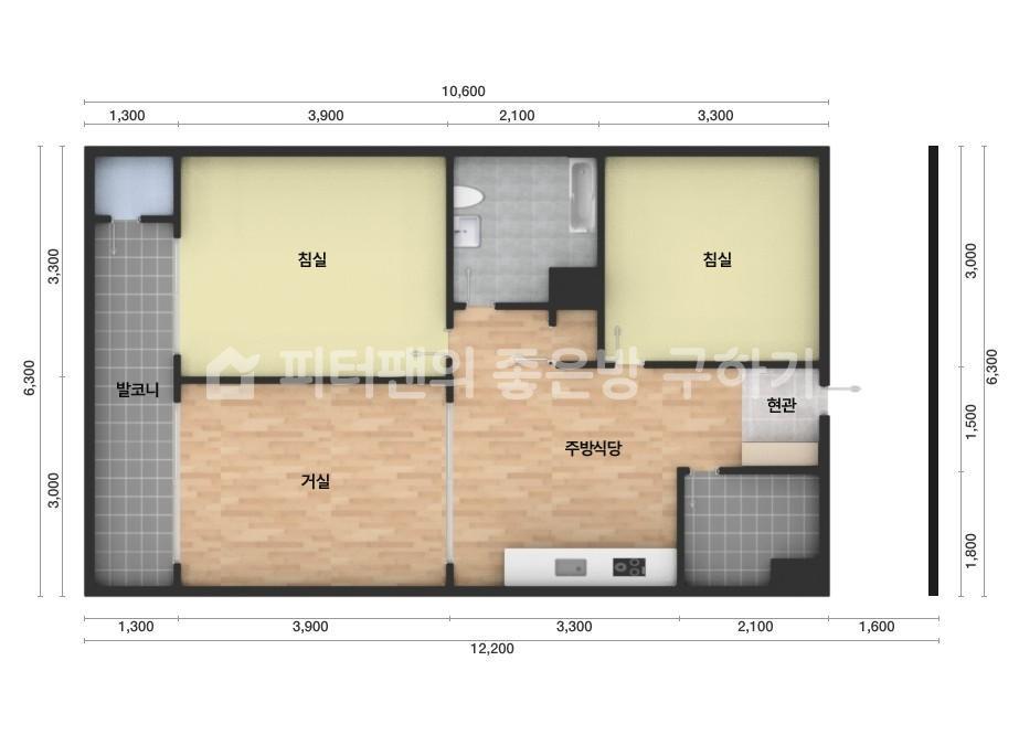 아파트 기본 평면도