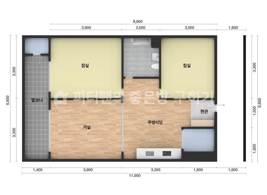 아파트 기본 평면도