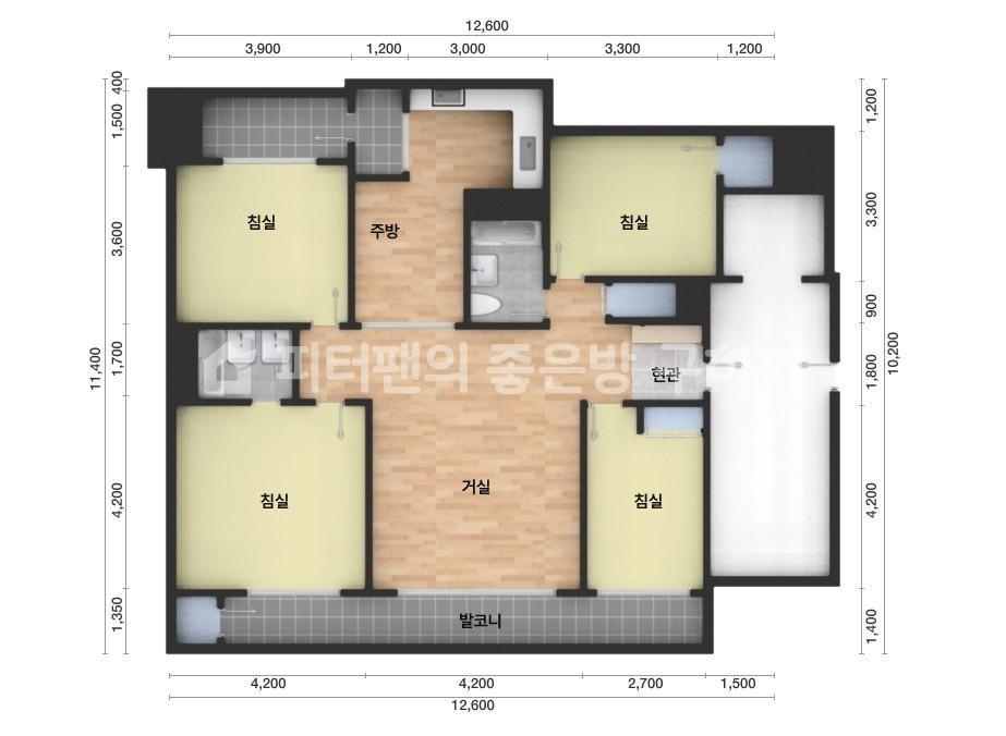 아파트 기본 평면도