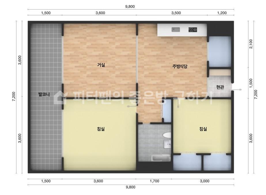 아파트 기본 평면도