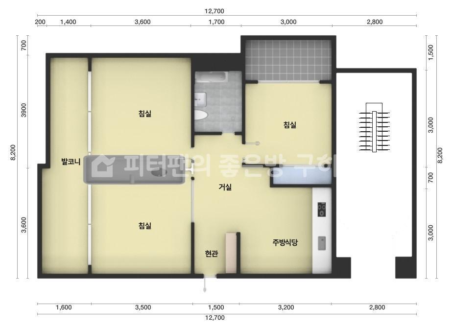 아파트 기본 평면도