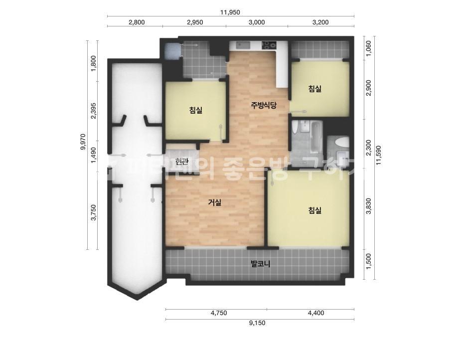 아파트 기본 평면도