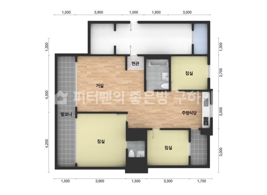 아파트 기본 평면도