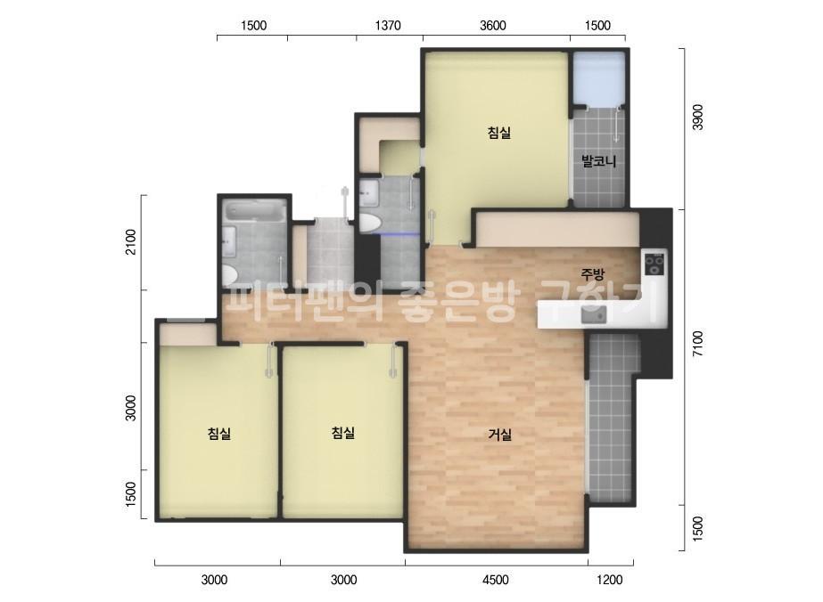 아파트 기본 평면도