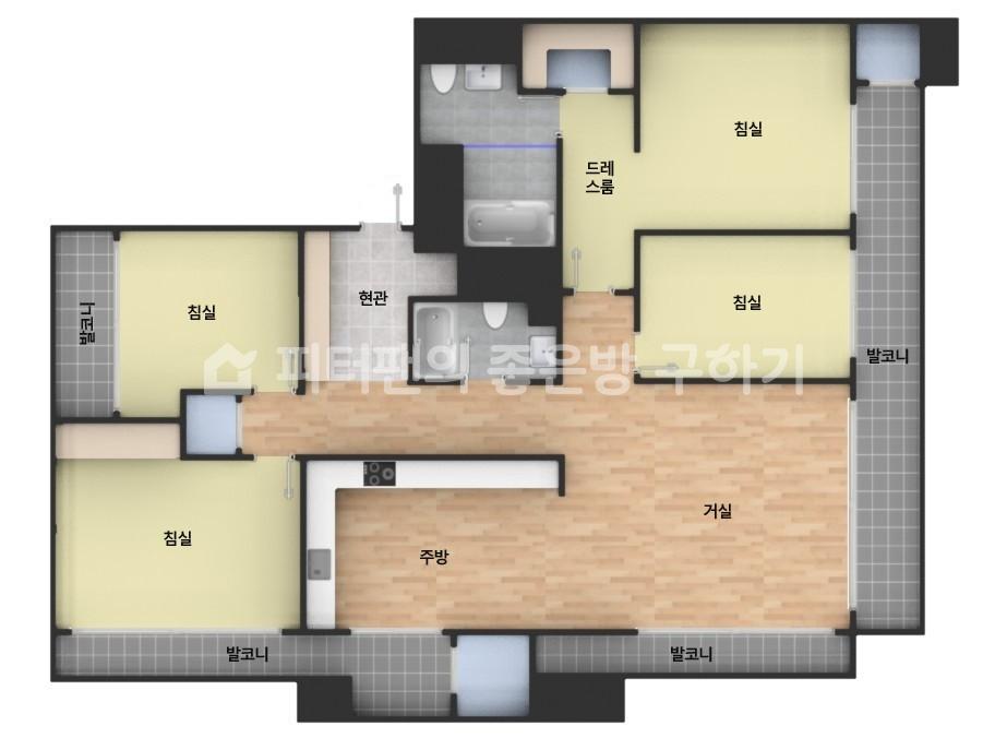 아파트 기본 평면도