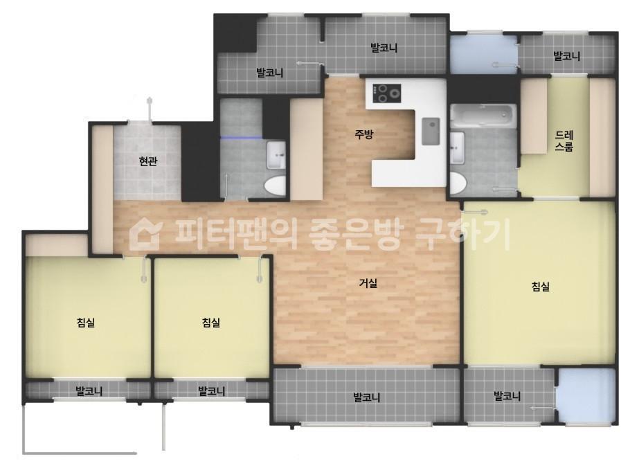 아파트 기본 평면도