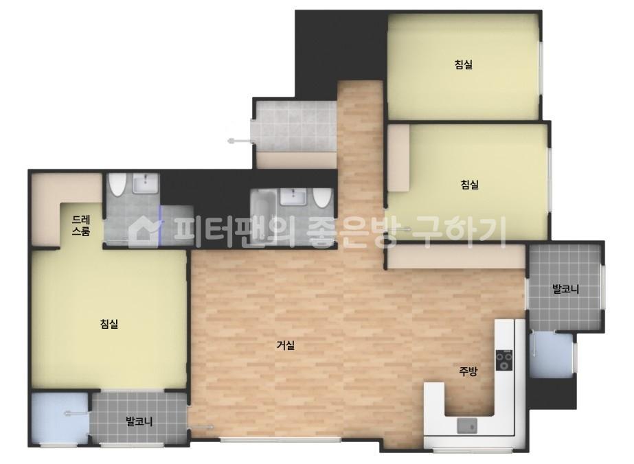 아파트 기본 평면도