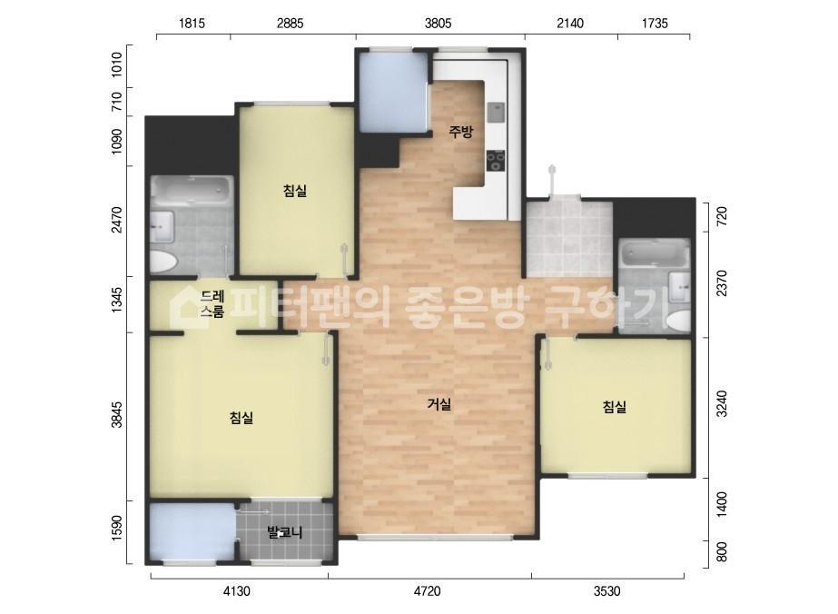 아파트 기본 평면도