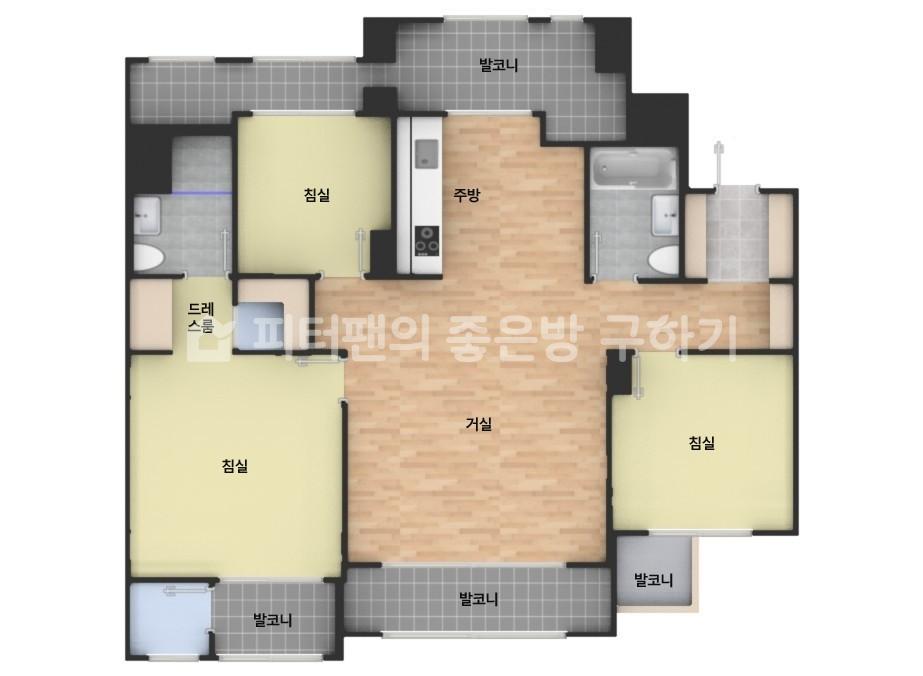 아파트 기본 평면도