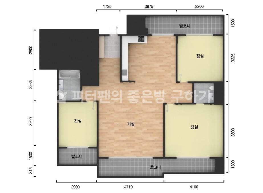 아파트 기본 평면도