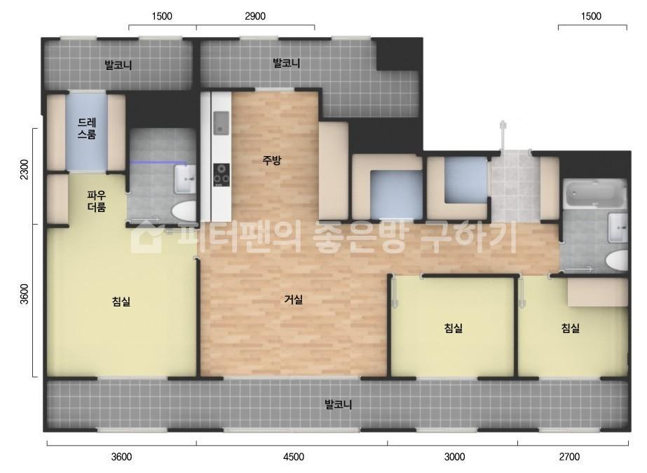 아파트 기본 평면도