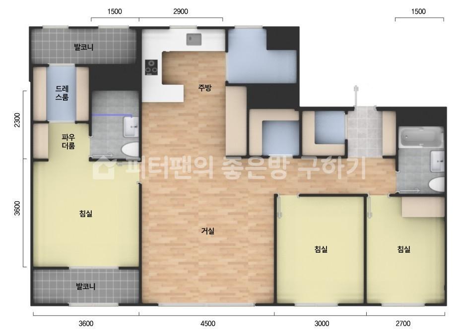 아파트 기본 평면도