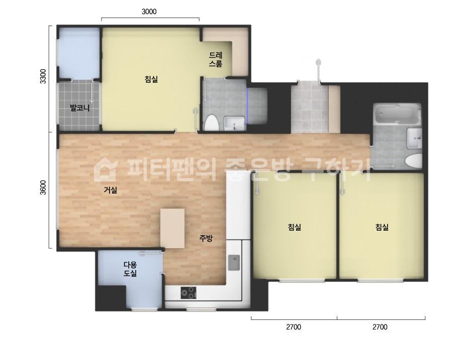 아파트 기본 평면도