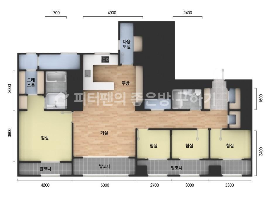아파트 기본 평면도