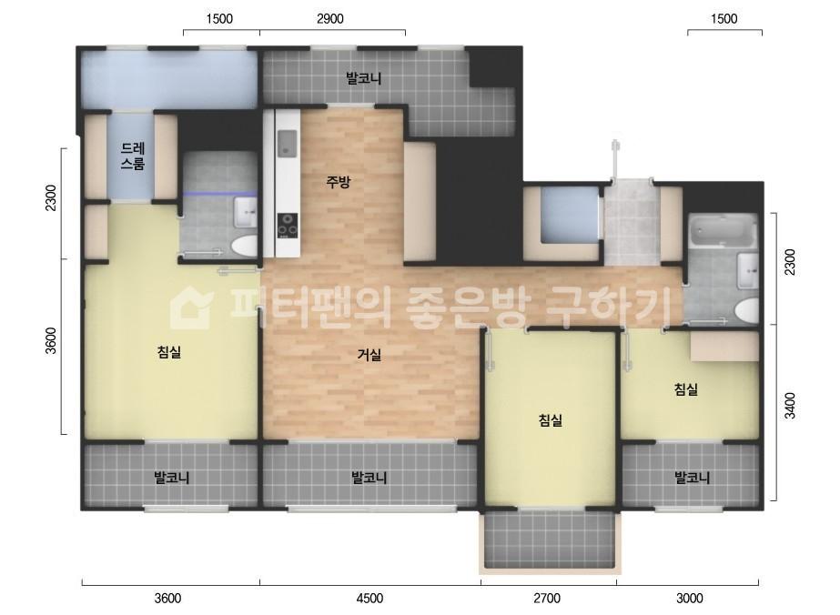 아파트 기본 평면도