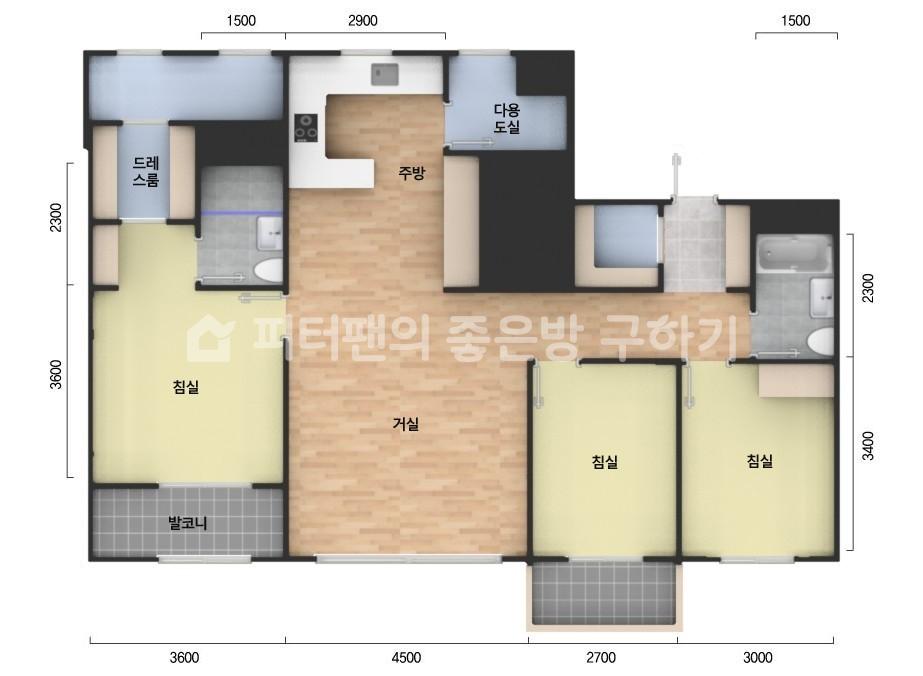아파트 기본 평면도