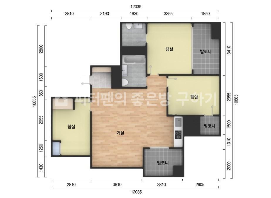 아파트 기본 평면도