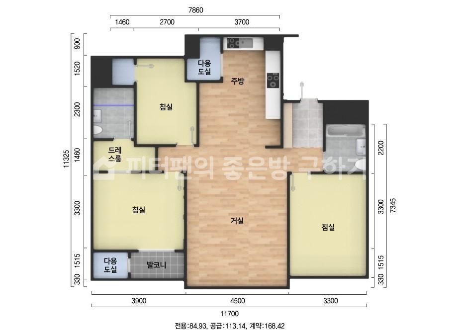 아파트 기본 평면도