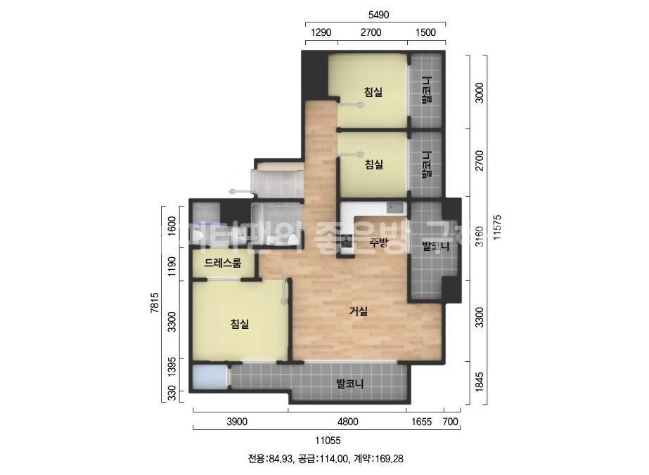아파트 기본 평면도