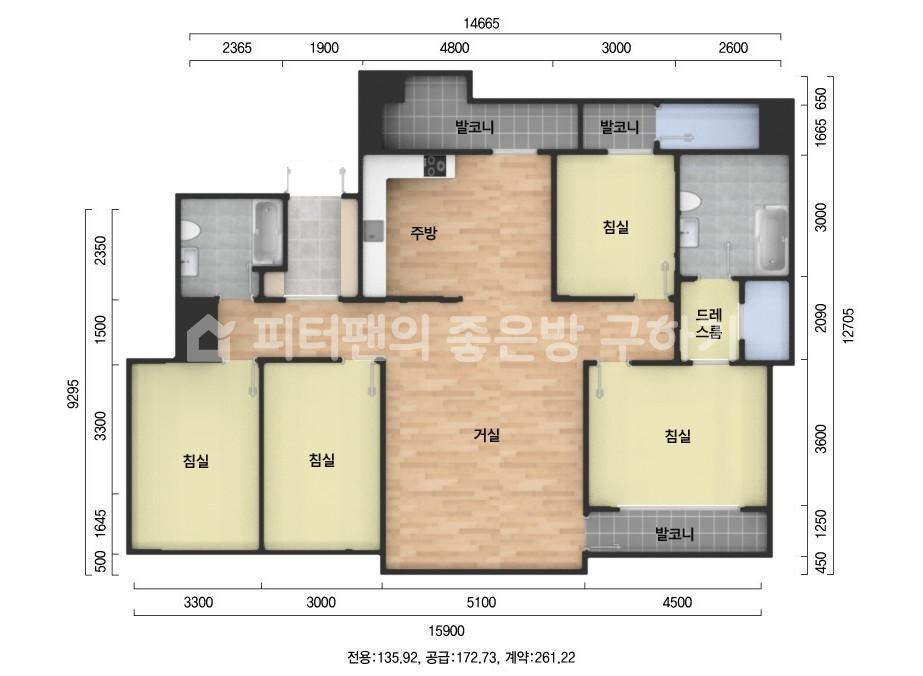 아파트 기본 평면도