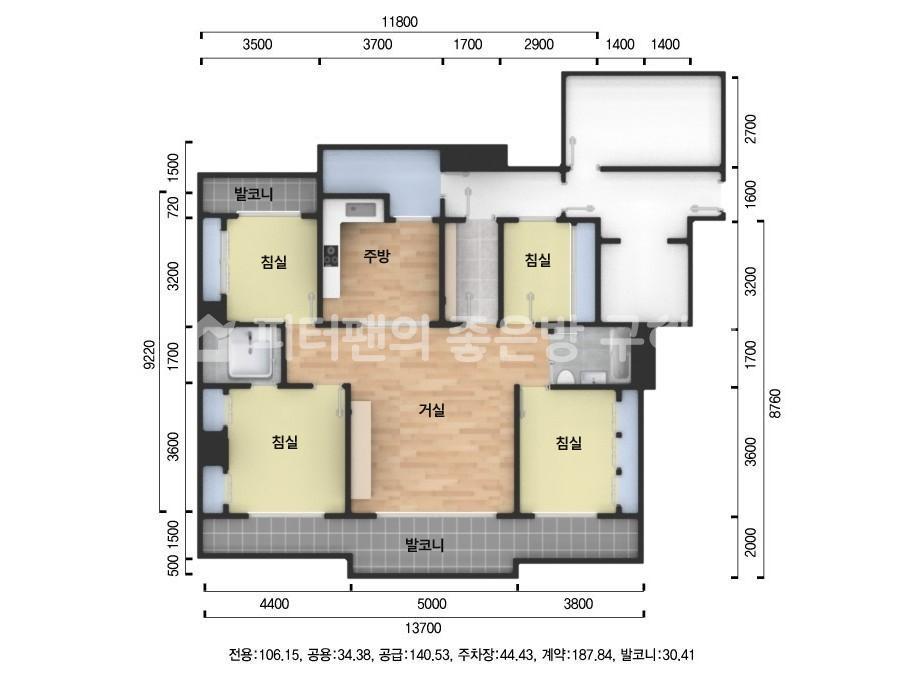 아파트 기본 평면도