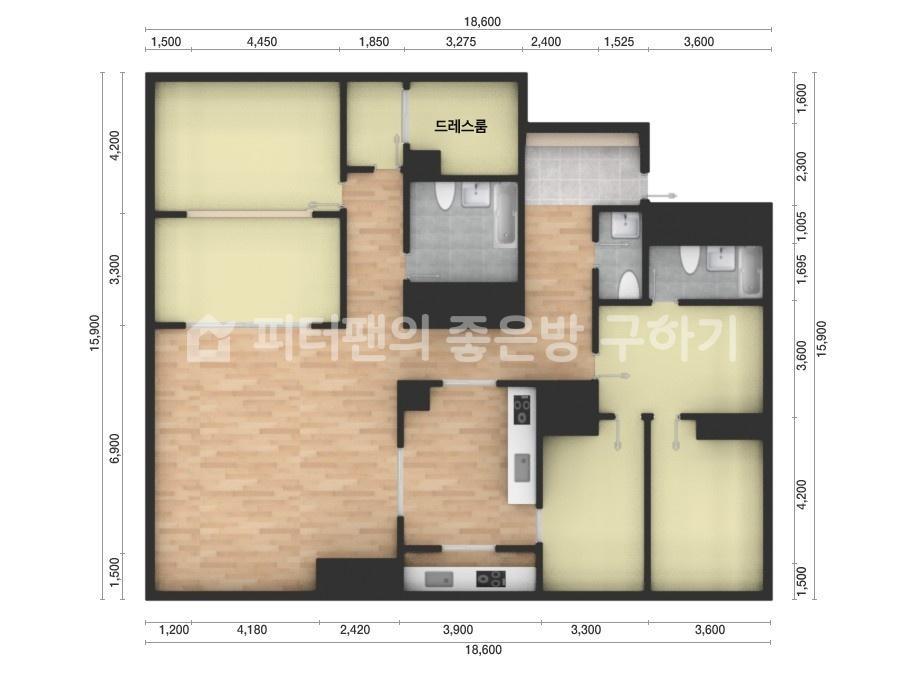 아파트 기본 평면도