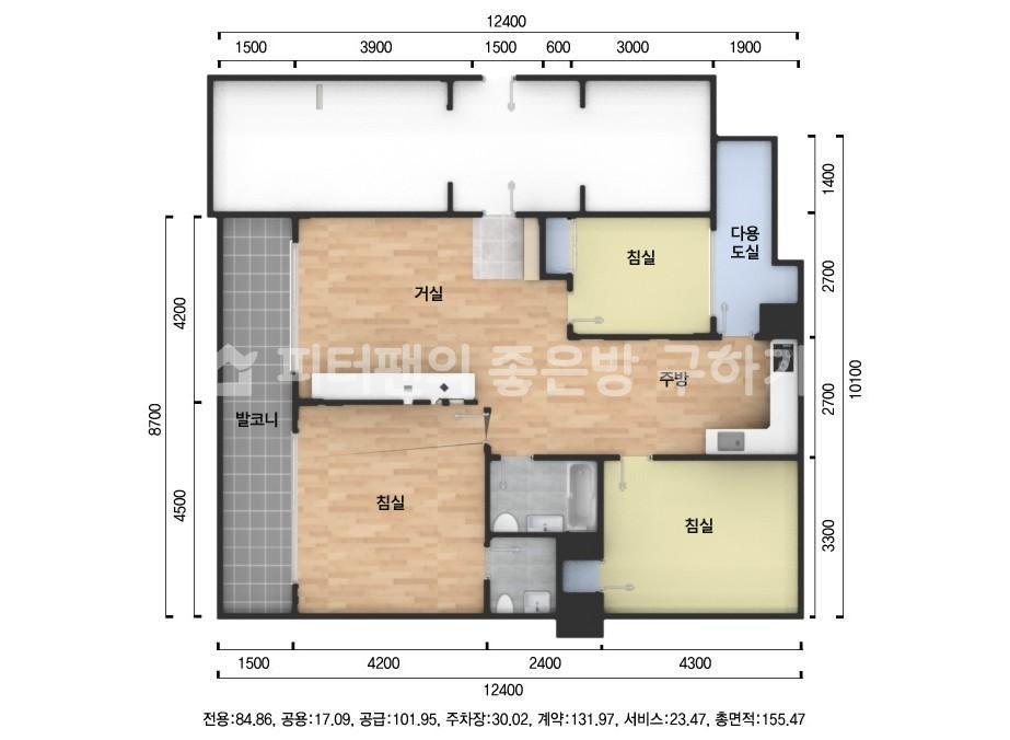아파트 기본 평면도
