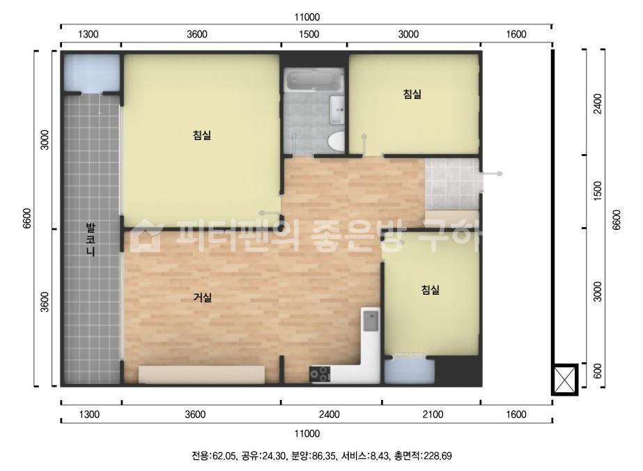 아파트 기본 평면도