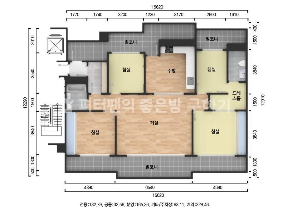 아파트 기본 평면도