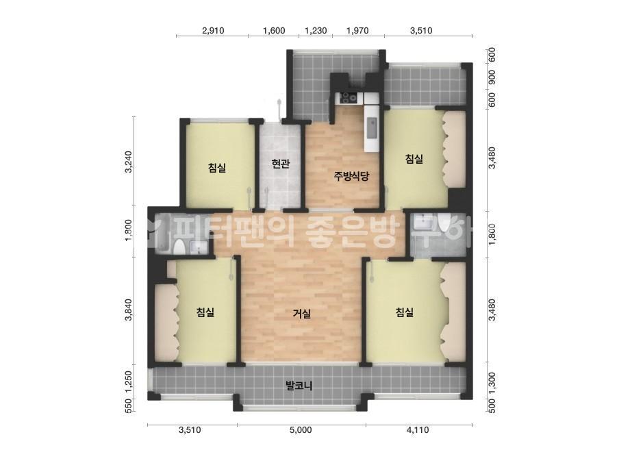 아파트 기본 평면도