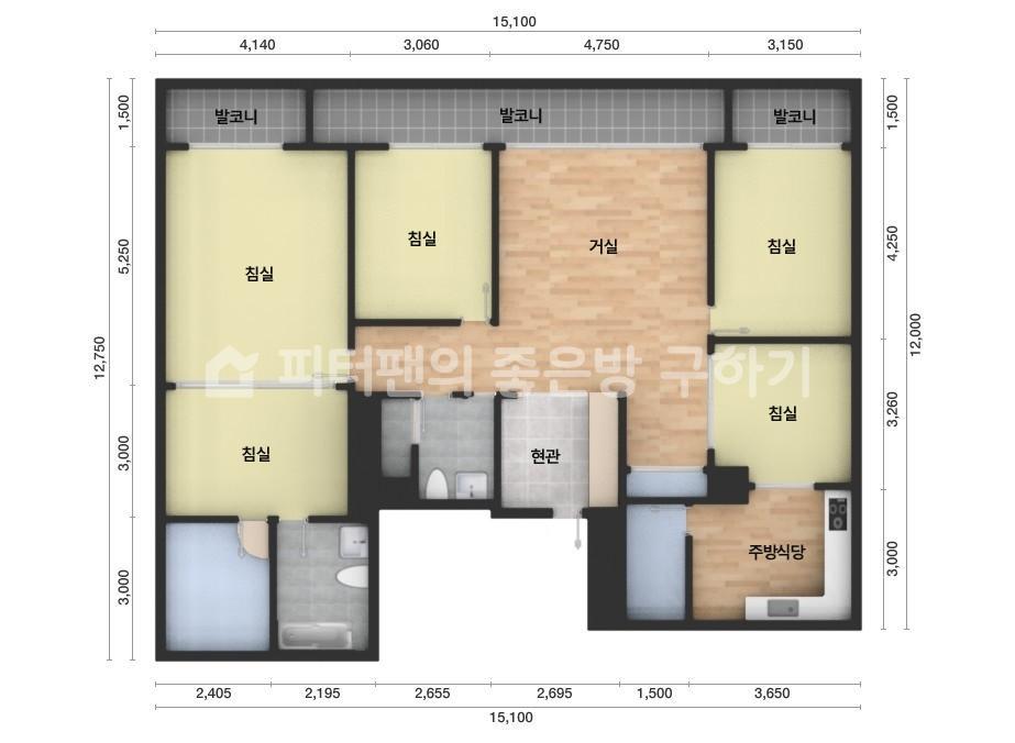 아파트 기본 평면도