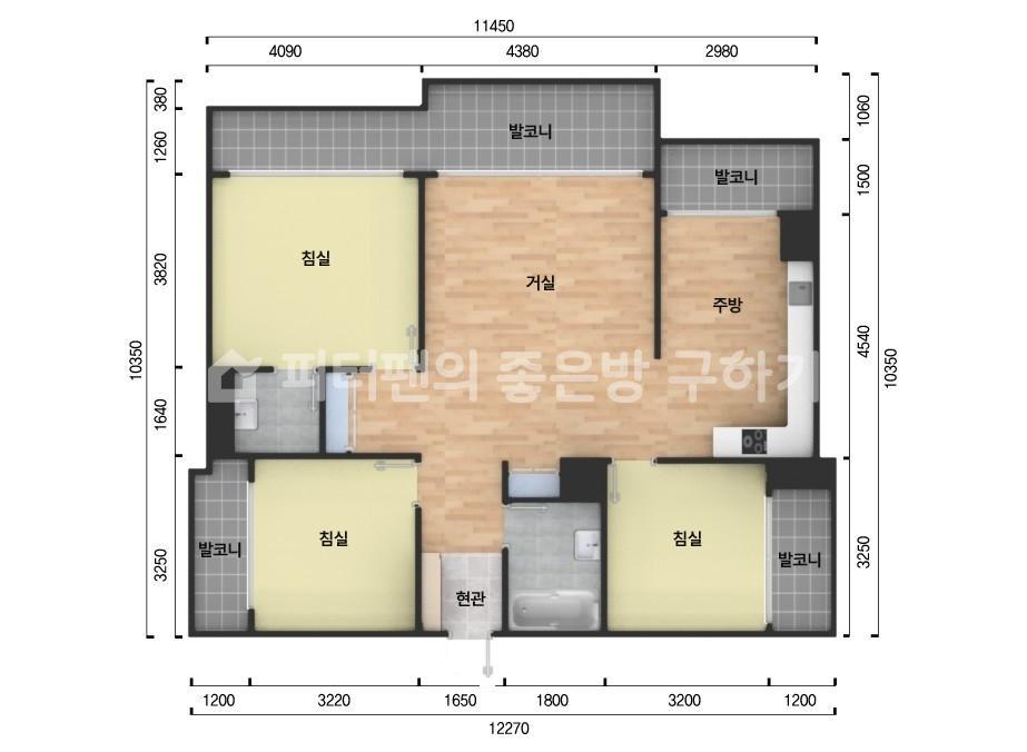 아파트 기본 평면도