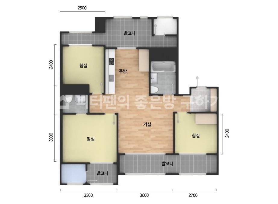 아파트 기본 평면도