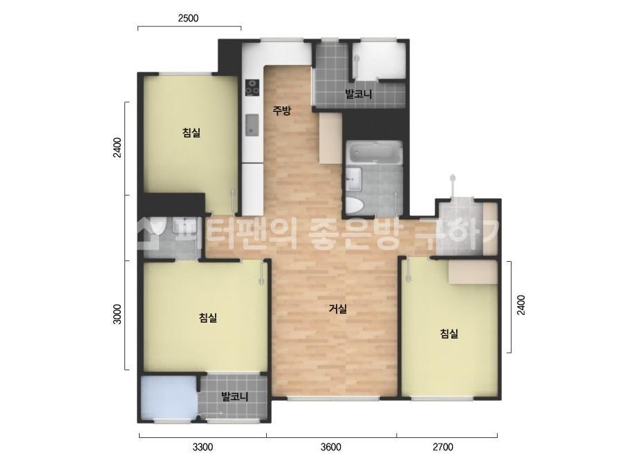 아파트 기본 평면도